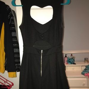 Open back mini dress